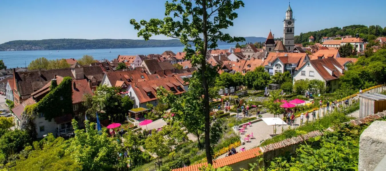 Blick über die Menzinger Gärten
