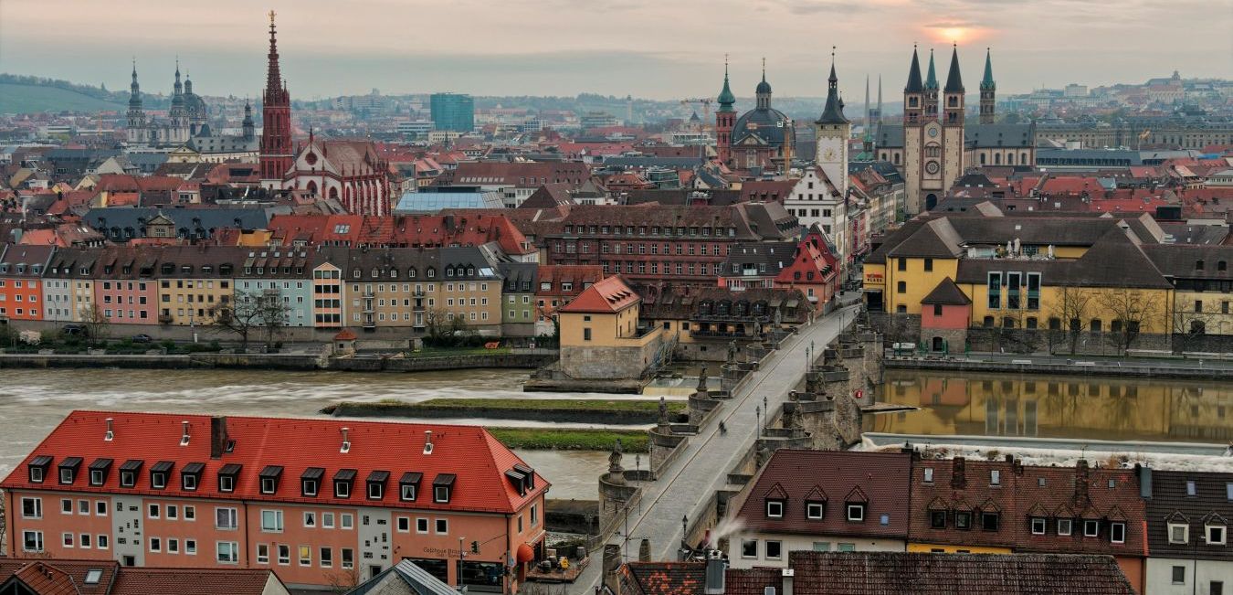 Stadtbild Panorama Würzburg