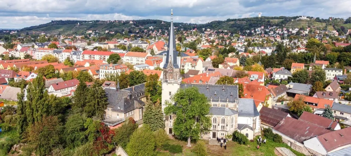 Blick über Radebeul Kötzschenbroda