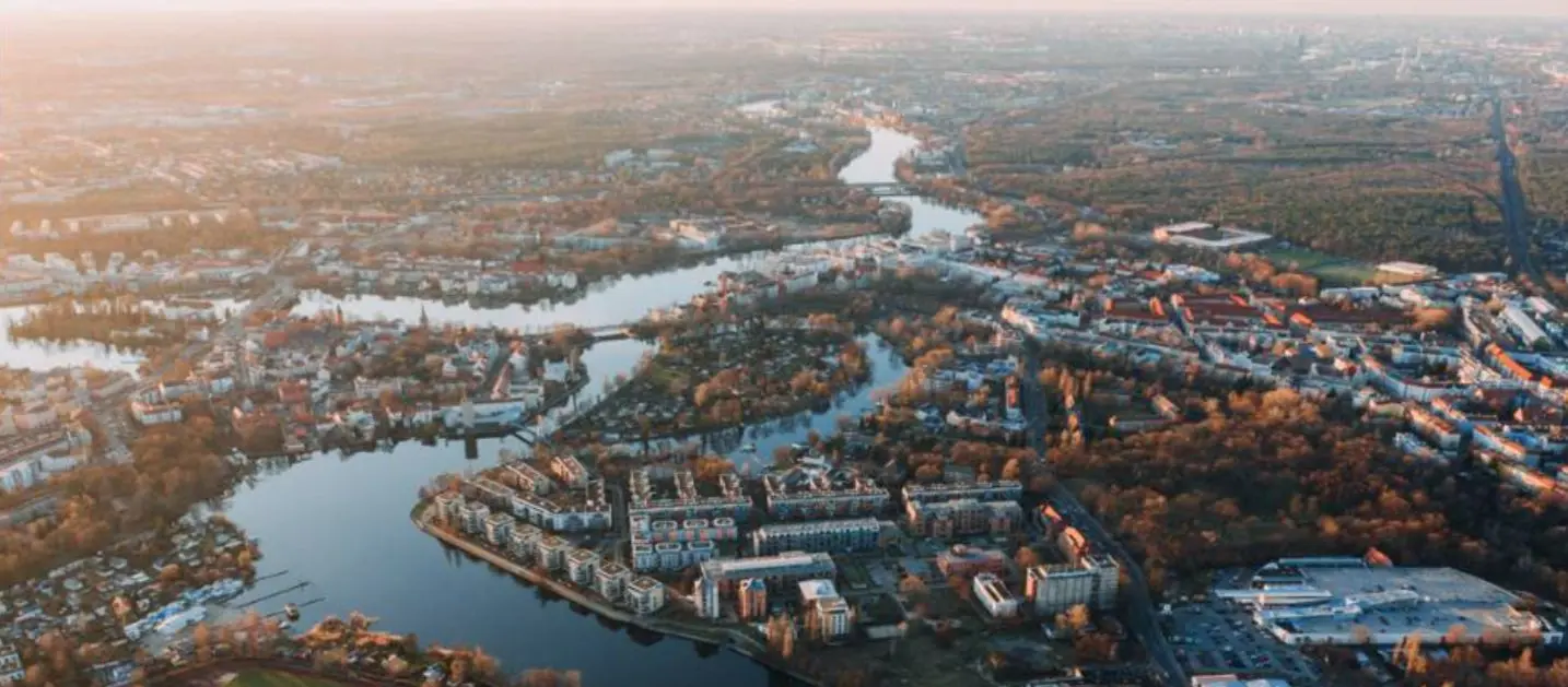 Luftansicht auf Berlin – Treptow-Köpenick