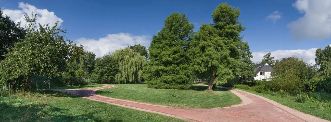 Panorama Wassermannpark Hamburg Schnelsen im Sommer
