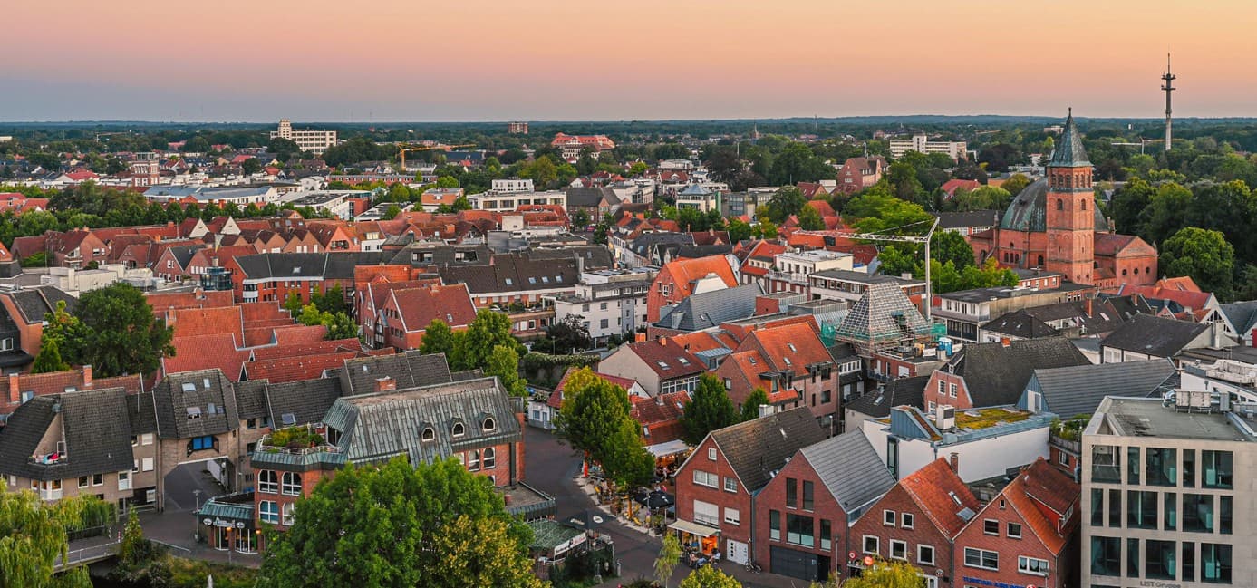 Nordhorn — Altstadtpanorama