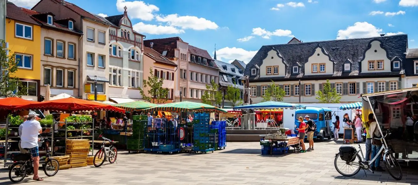 Belebter Kornmarkt, Bad Kreuznach