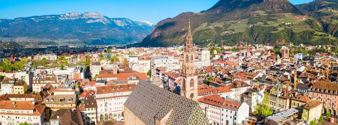 View over Bolzano