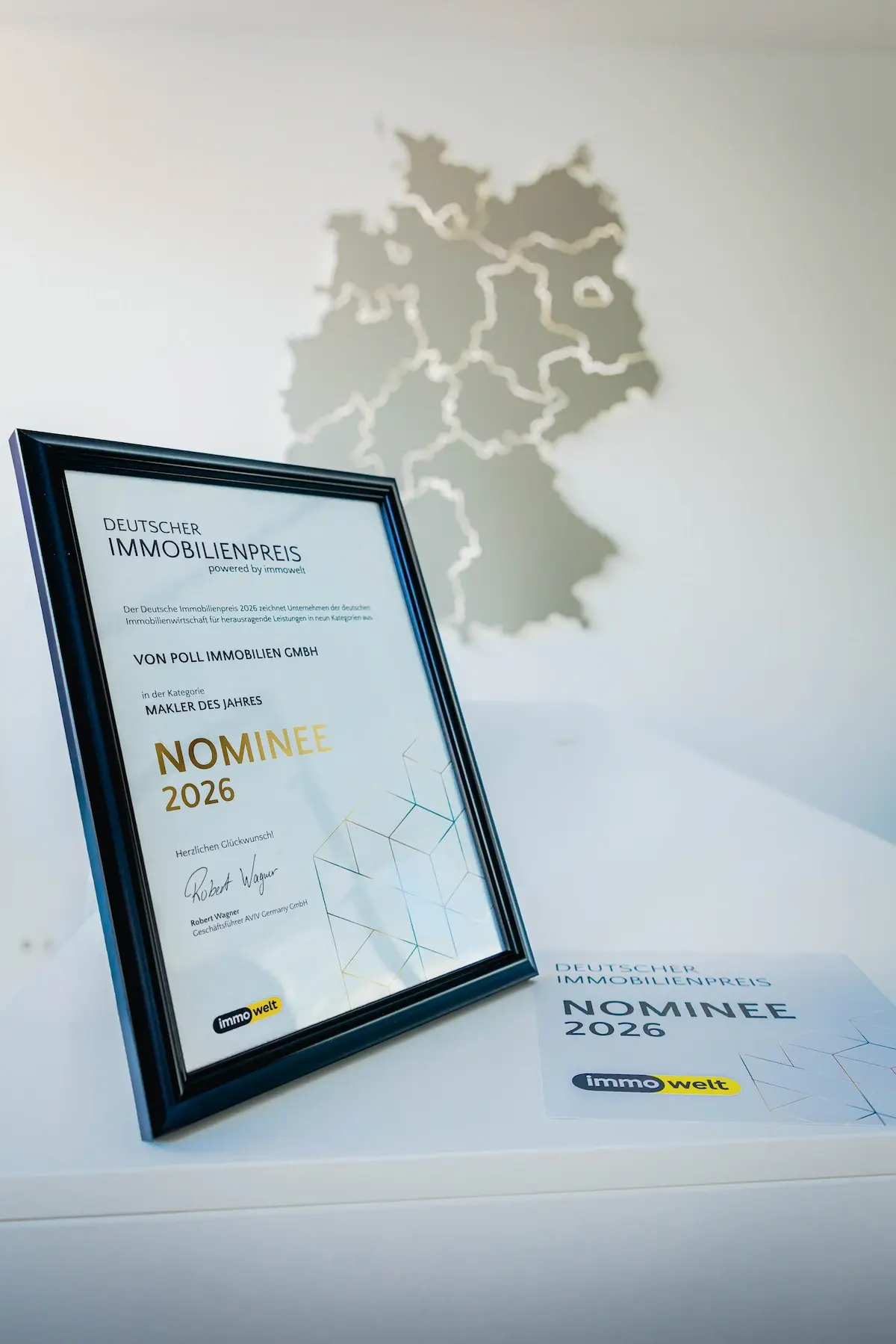 Nominierten-Urkunde immowelt