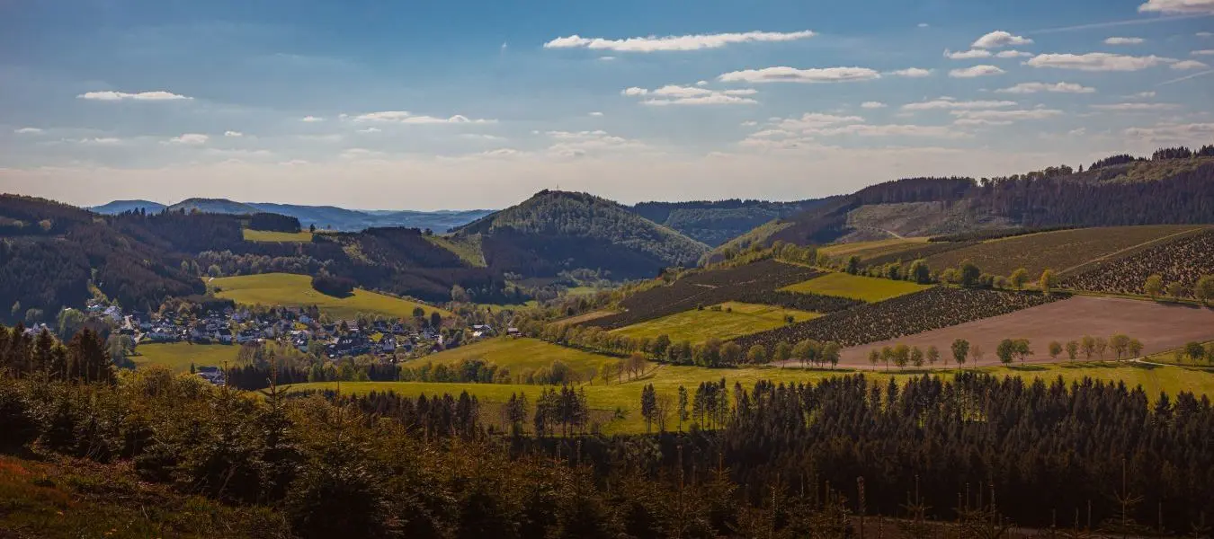 Sauerland , die Gegend um Winterberg und Kahler Asten