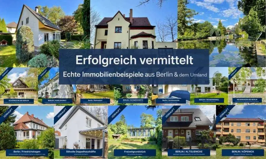 Ausgewählte Beispiele unlängst vermittelter Immobilien aus Berlin und dem Umland