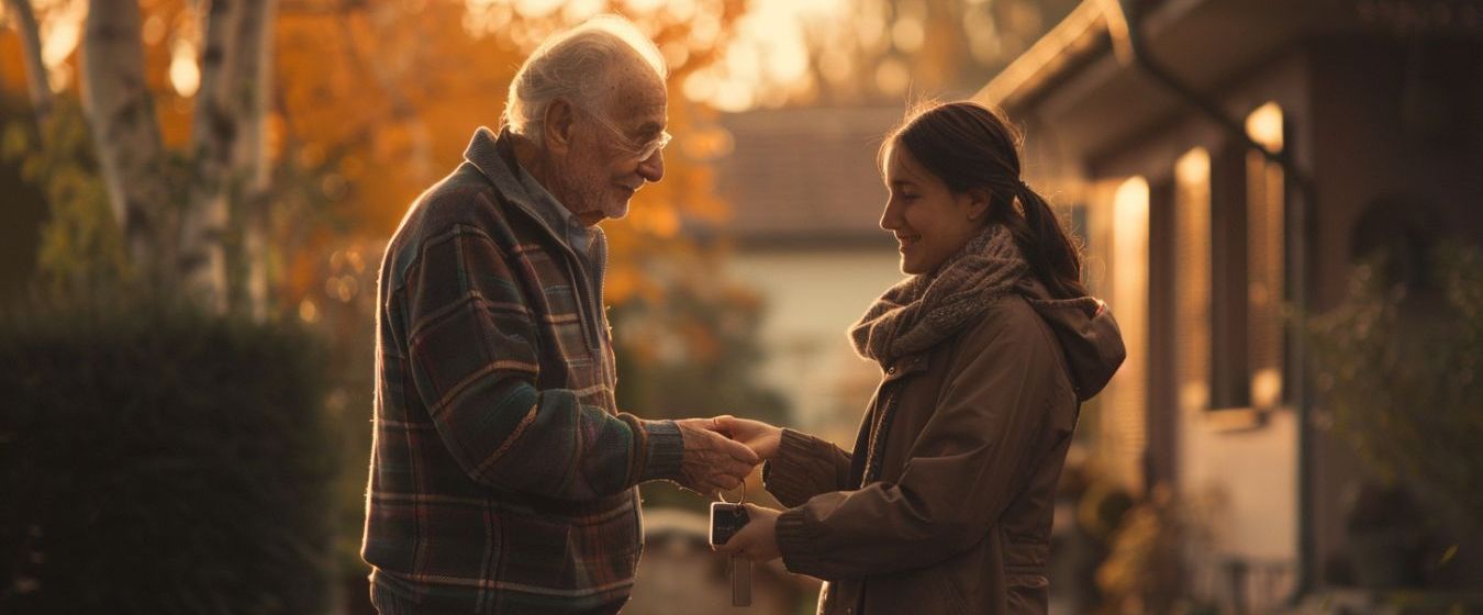 Vater verschenkt sein Haus an Tochter