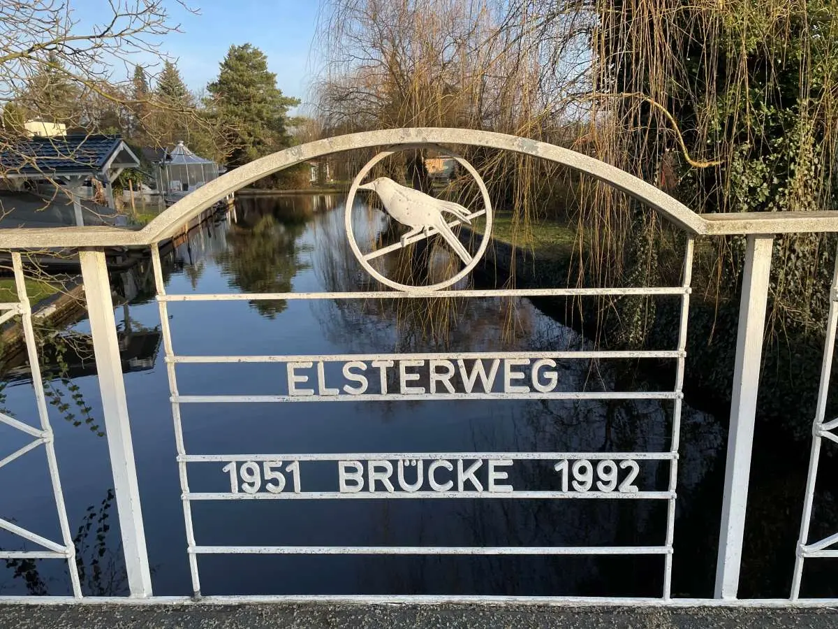 Neu Venedig Blick in die Kanäle