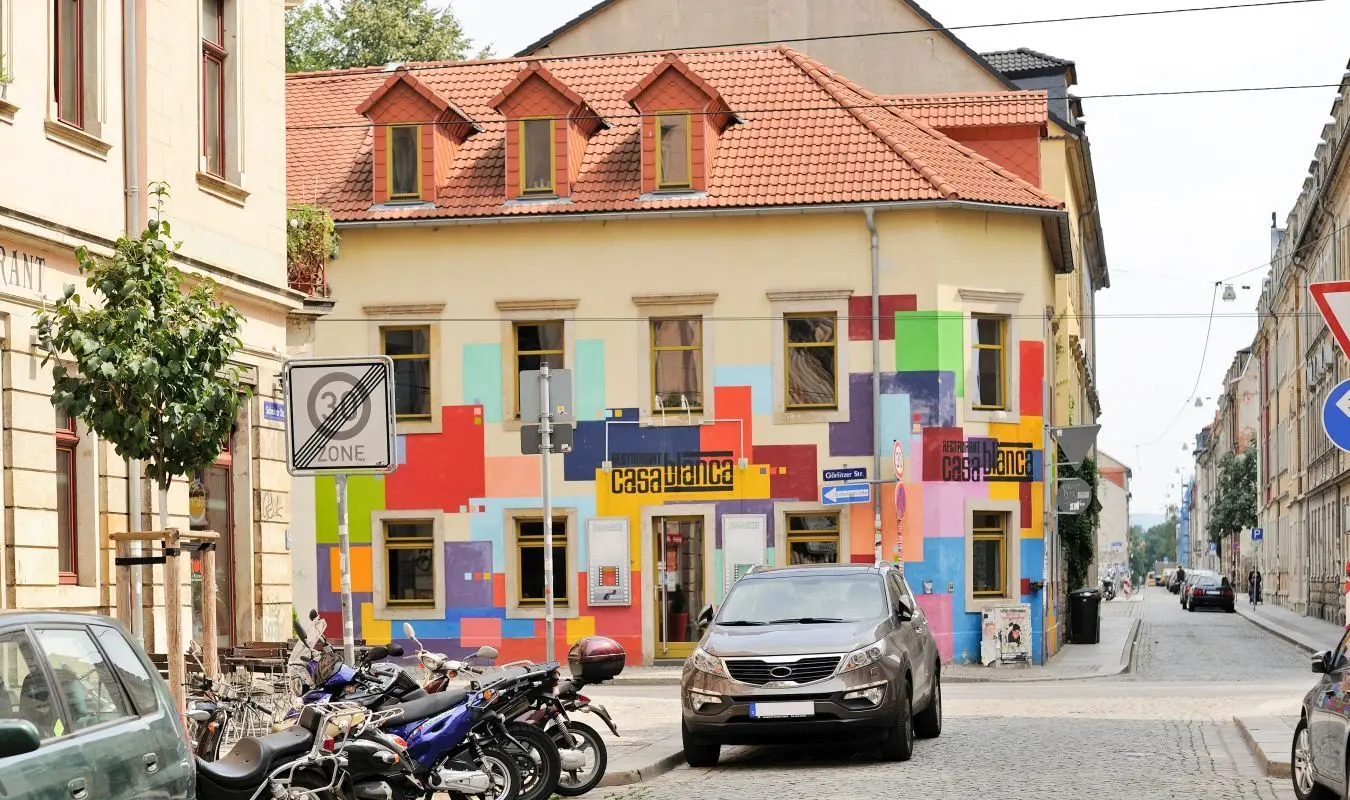 Restaurant "Casablanca", Sebnitzer Straße, Dresdner Neustadt, Szeneviertel, Dresden
