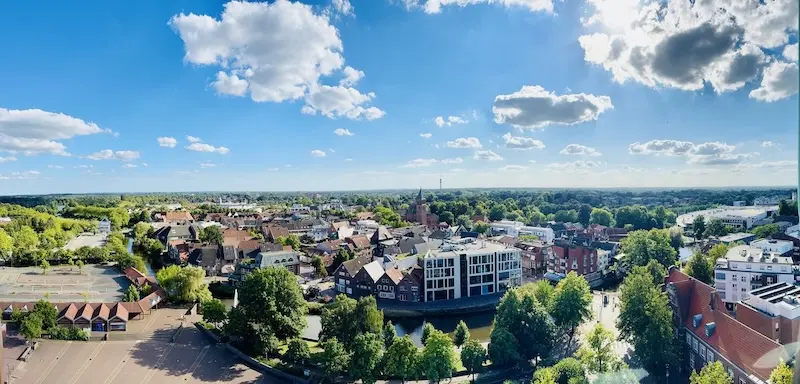 Blick über Nordhorn