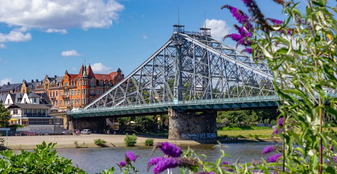 Brücke das Blaue Wunder in Dresden