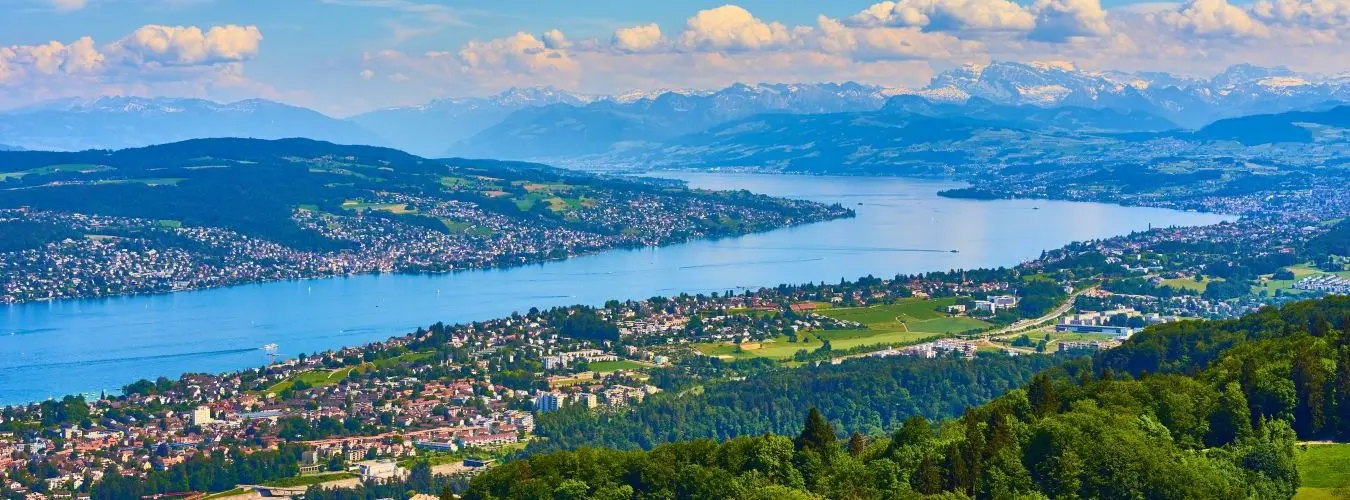 Lago di Zurigo in Svizzera