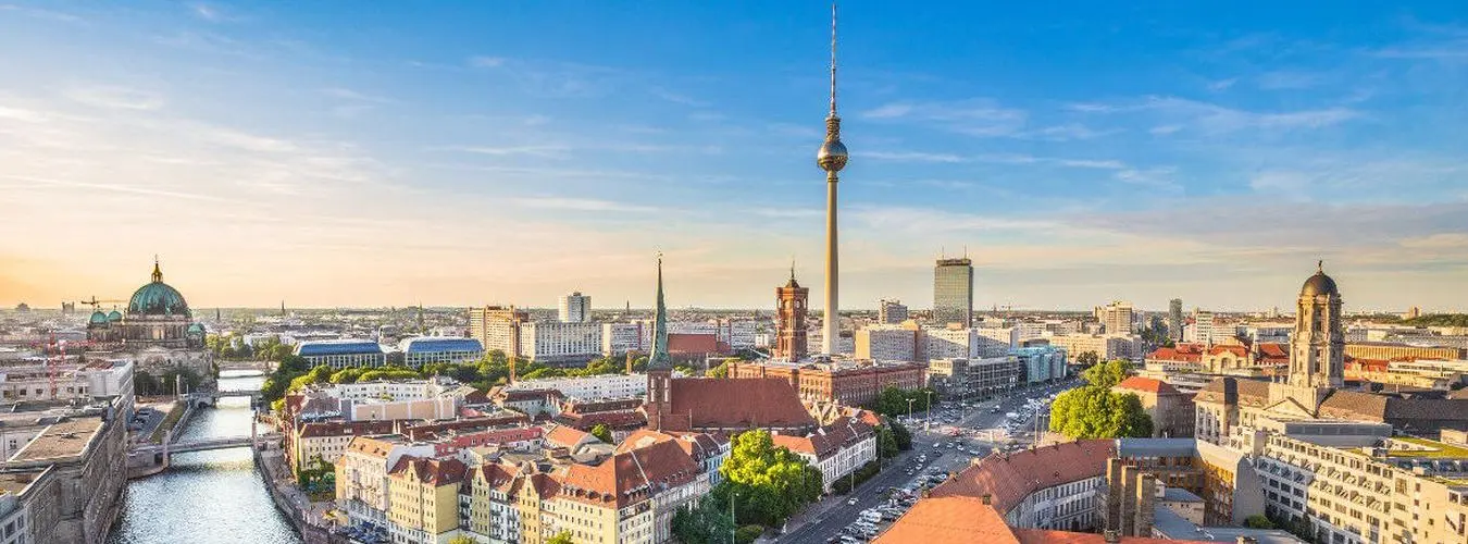 Panorama view of Berlin