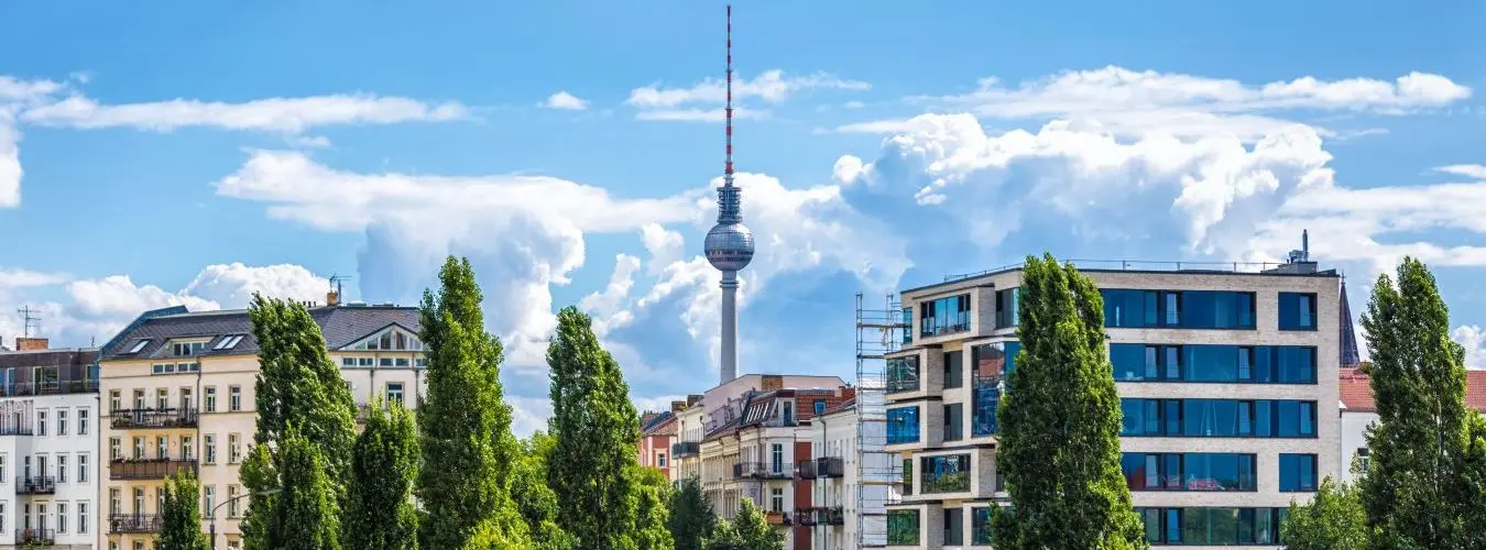 View of the Berlin television tower