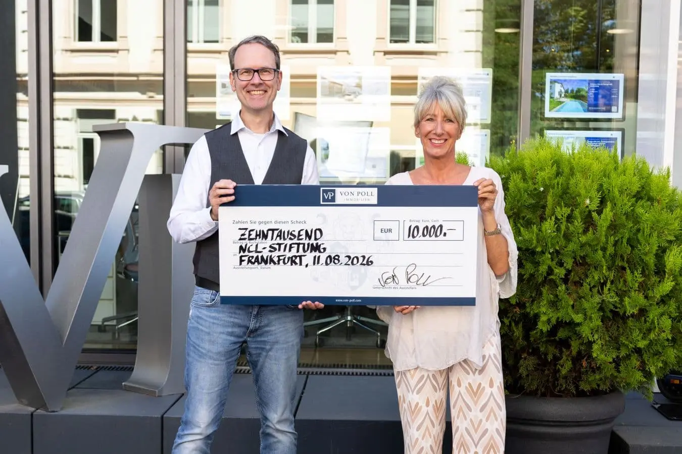 Charity Scheckübergabe NCL