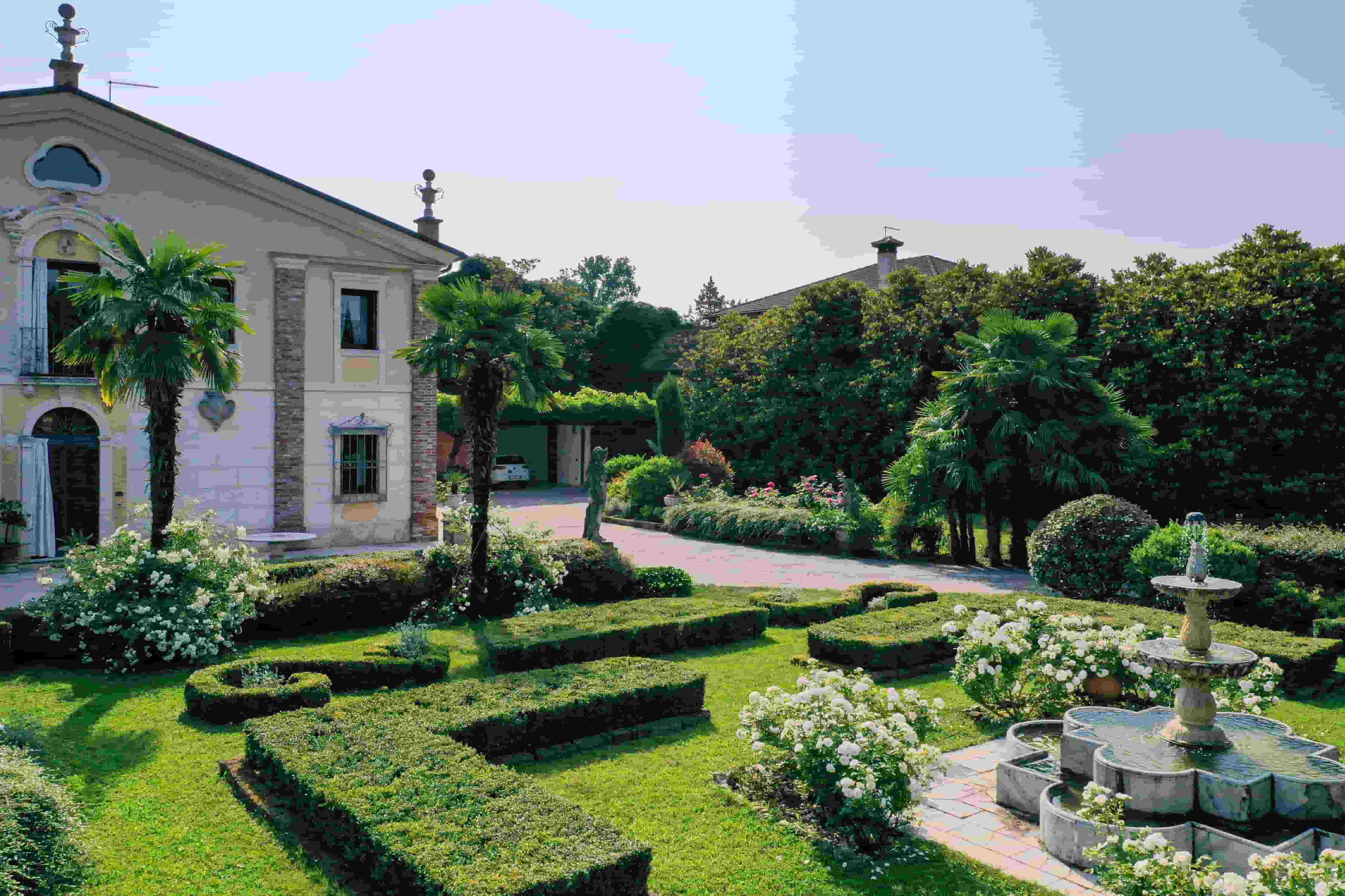 Villa mit Garten und Springbrunnen in Vicenza