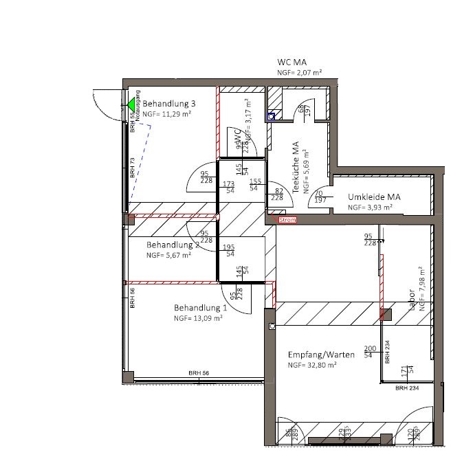 Grundriss der Visualisierung