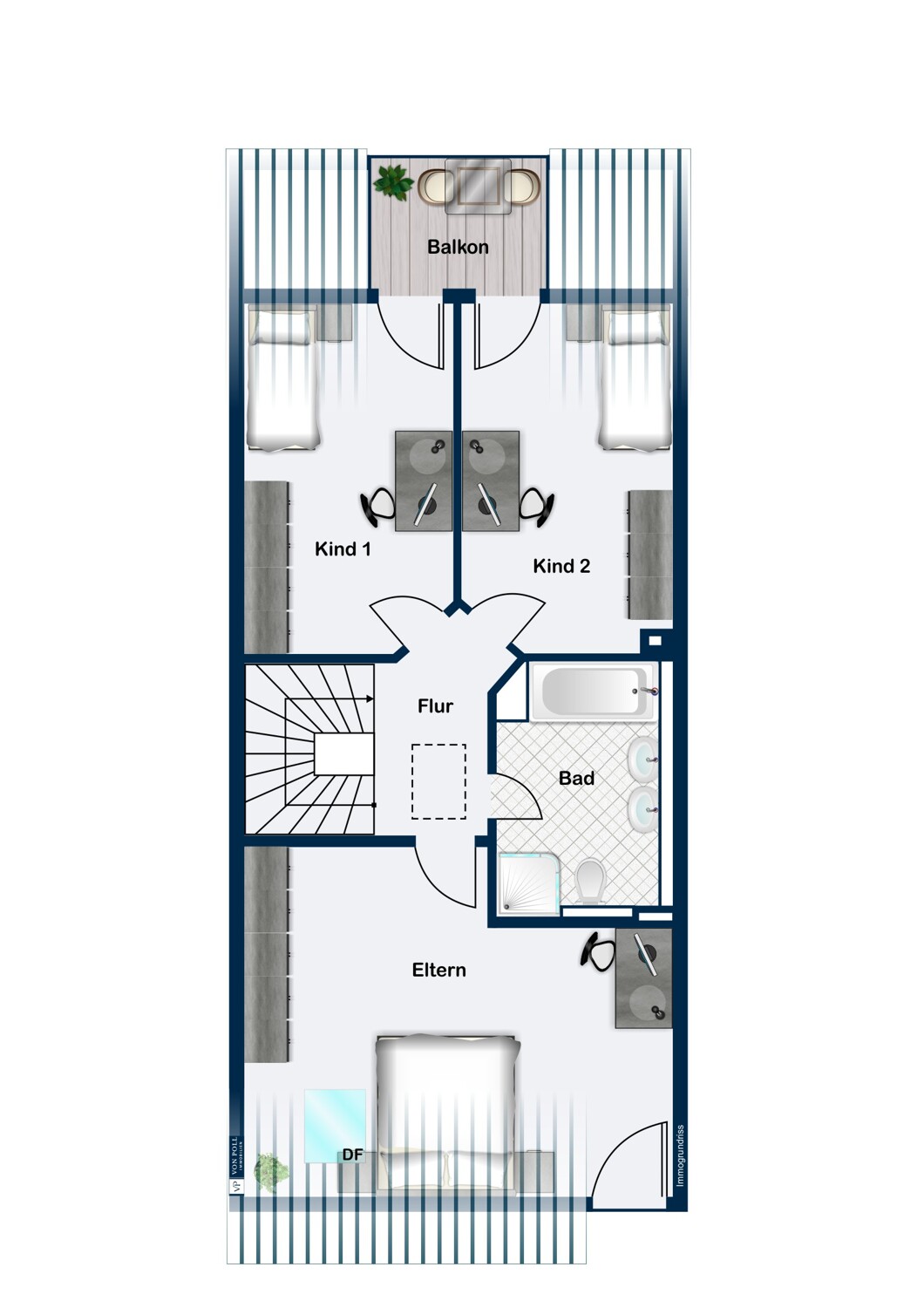 Grundriss Obergeschoss