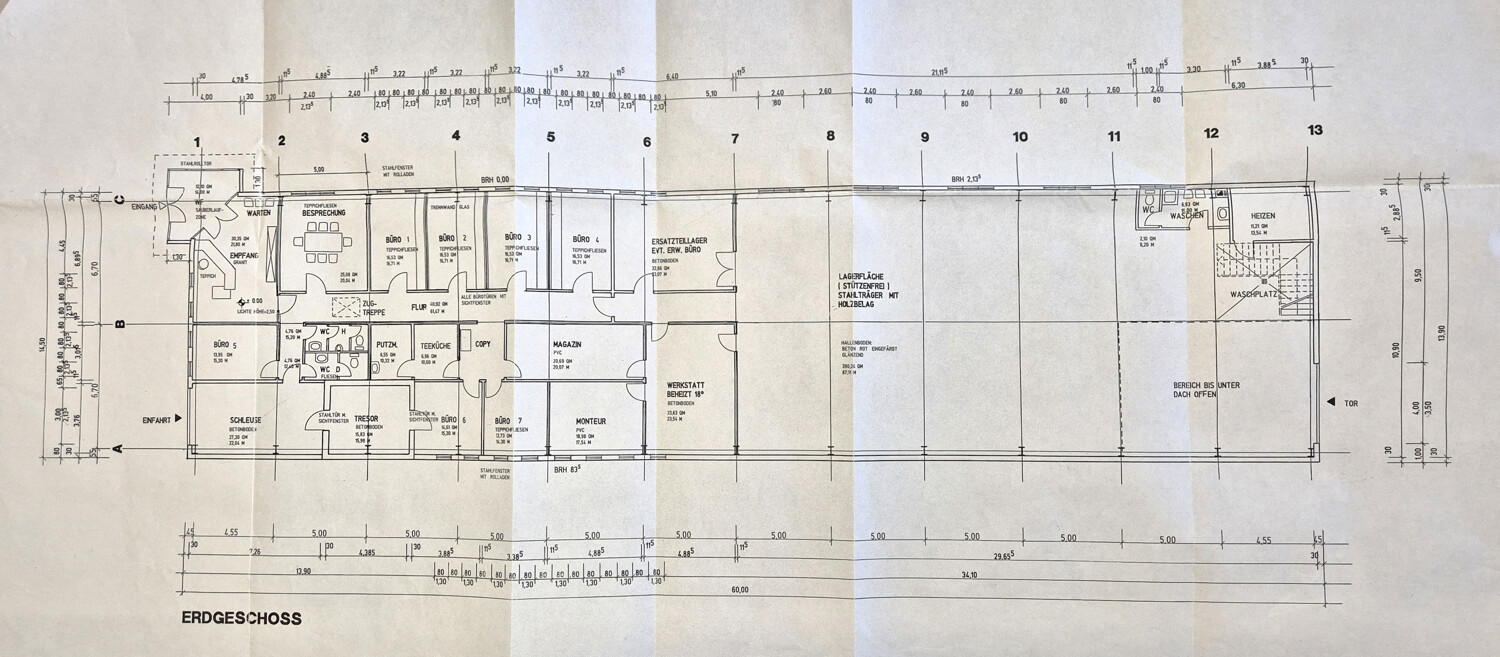 Grundriss Marmer Weg