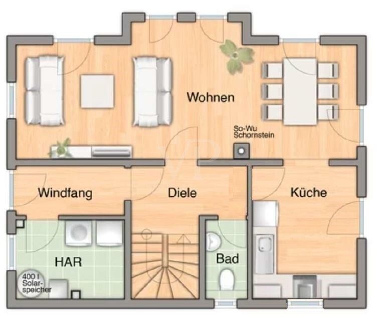 Grundriss Erdgeschoss