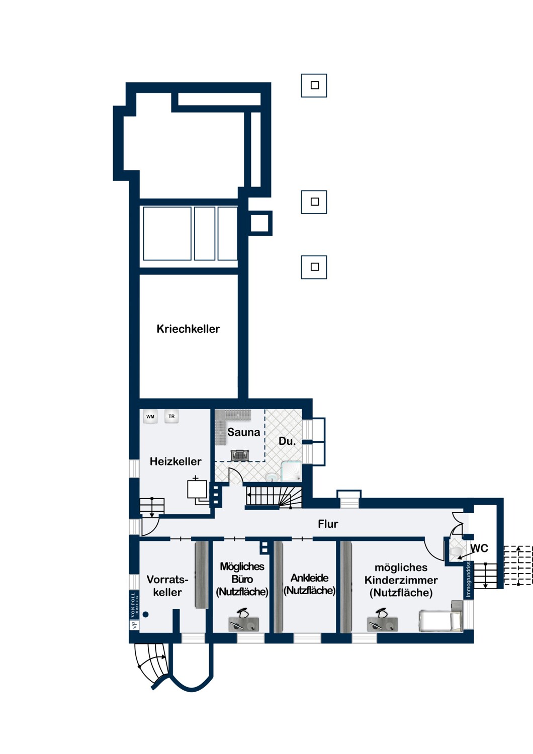 Grundriss Soutterain