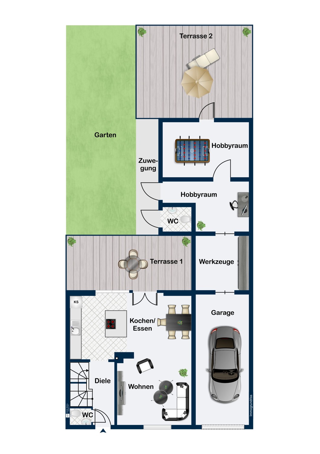 Grundriss Erdgeschoß