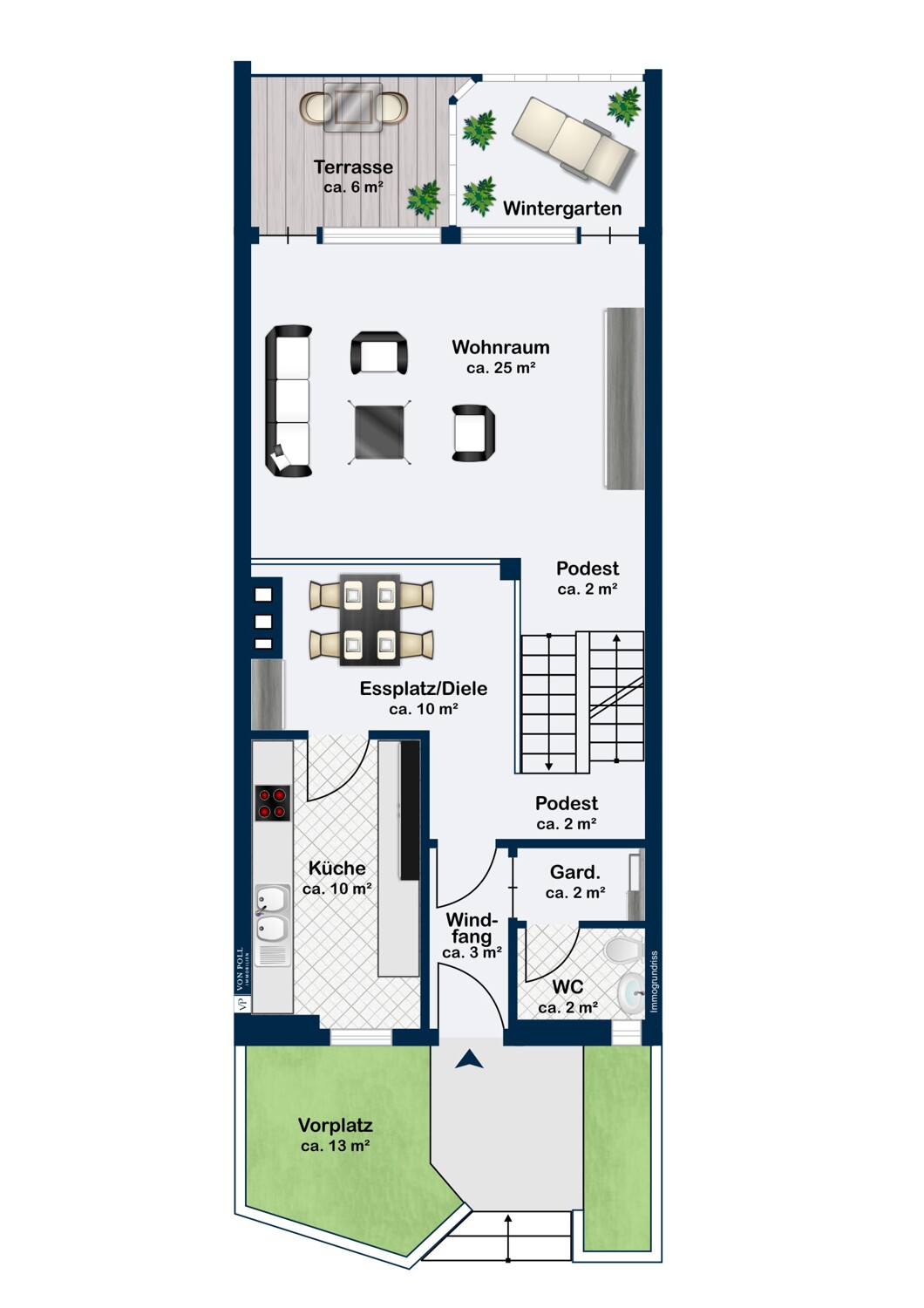 Grundriss Erdgeschoss