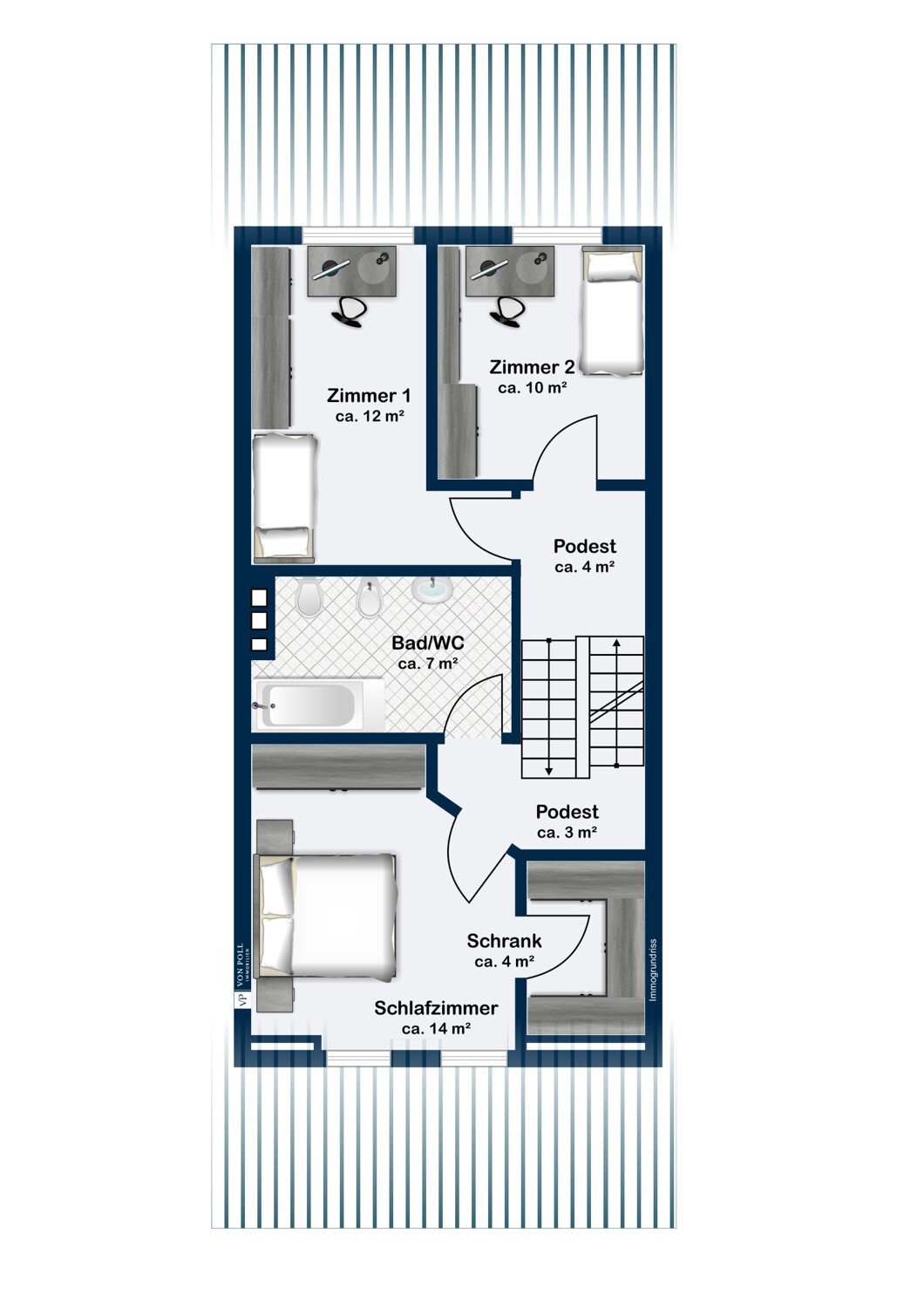 Grundriss Obergeschoss
