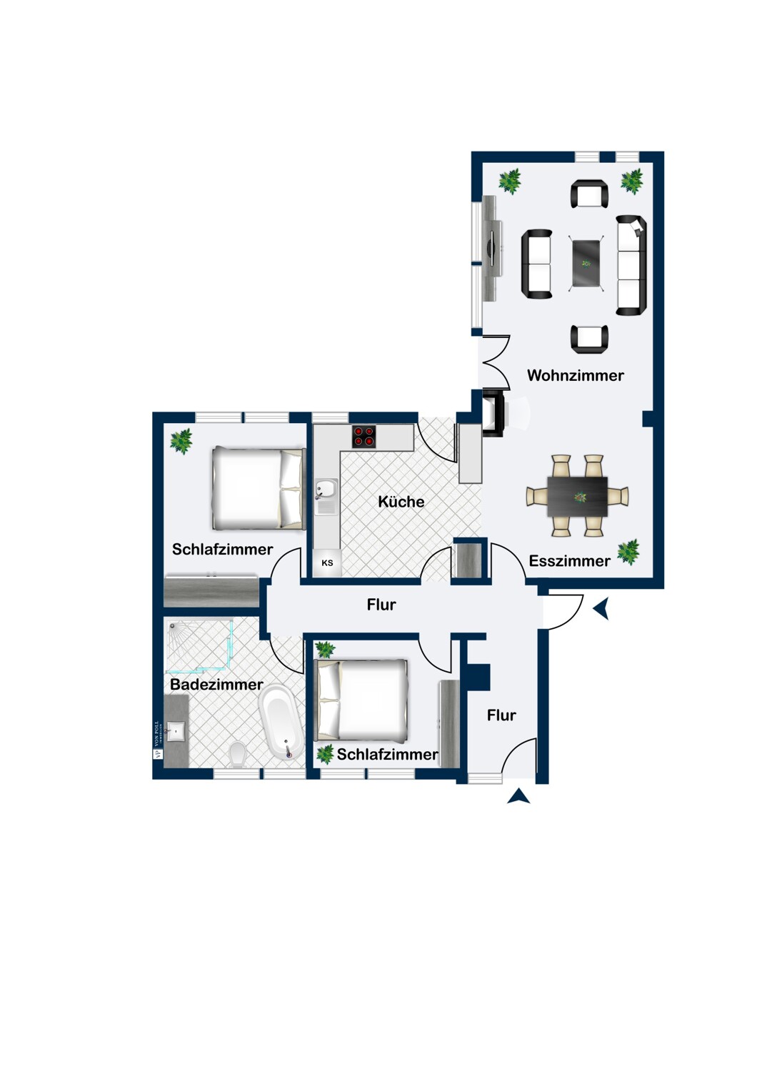 Grundriss Erdgeschoss