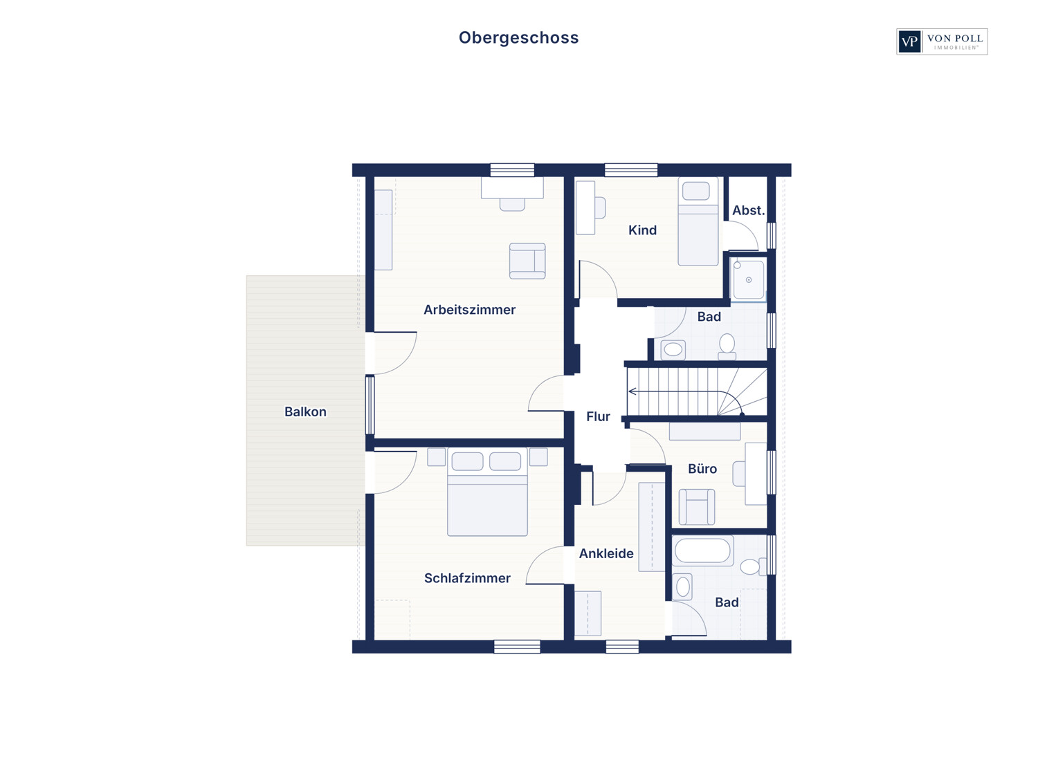Grundriss Obergeschoss
