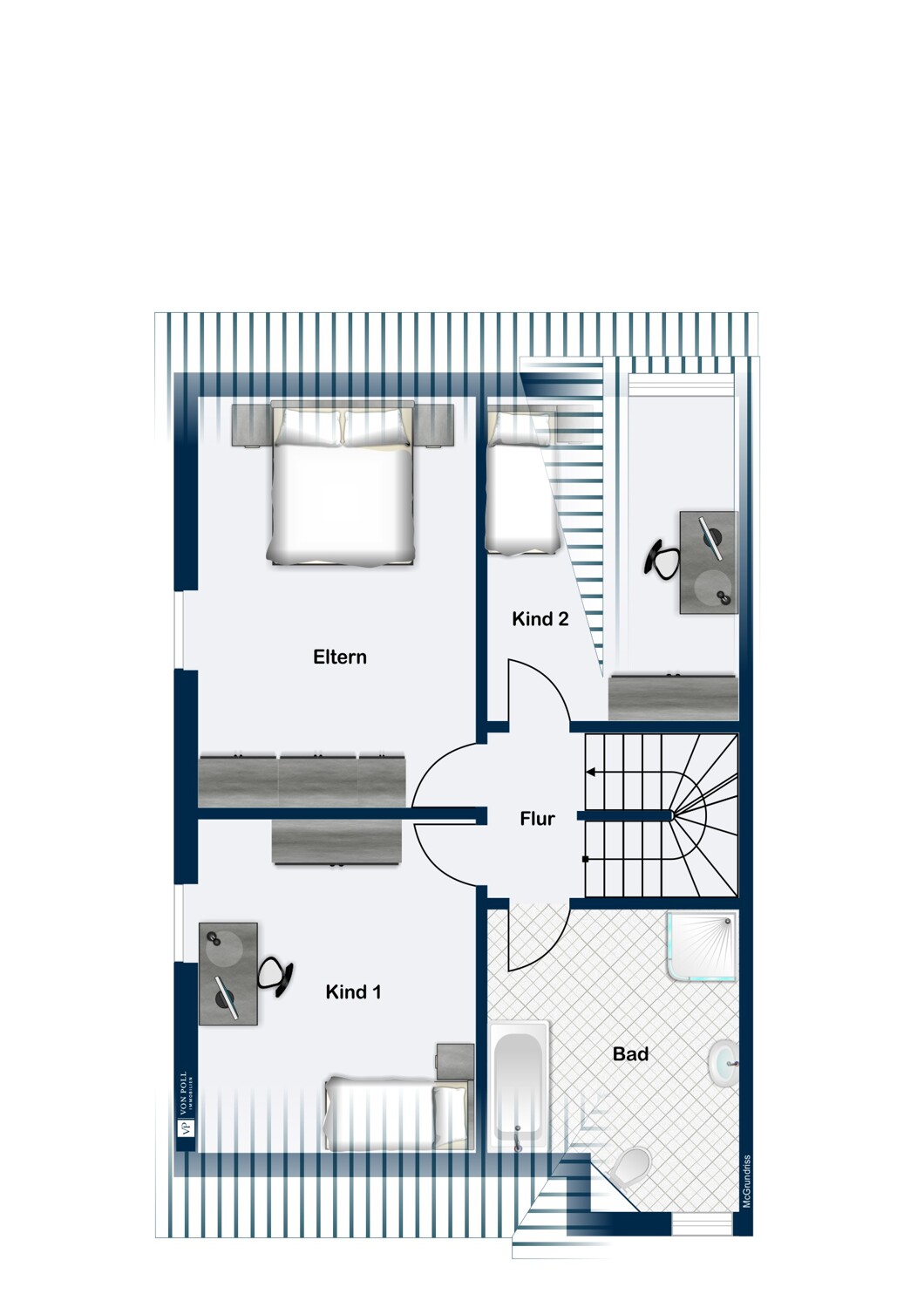 Grundriss Obergeschoss