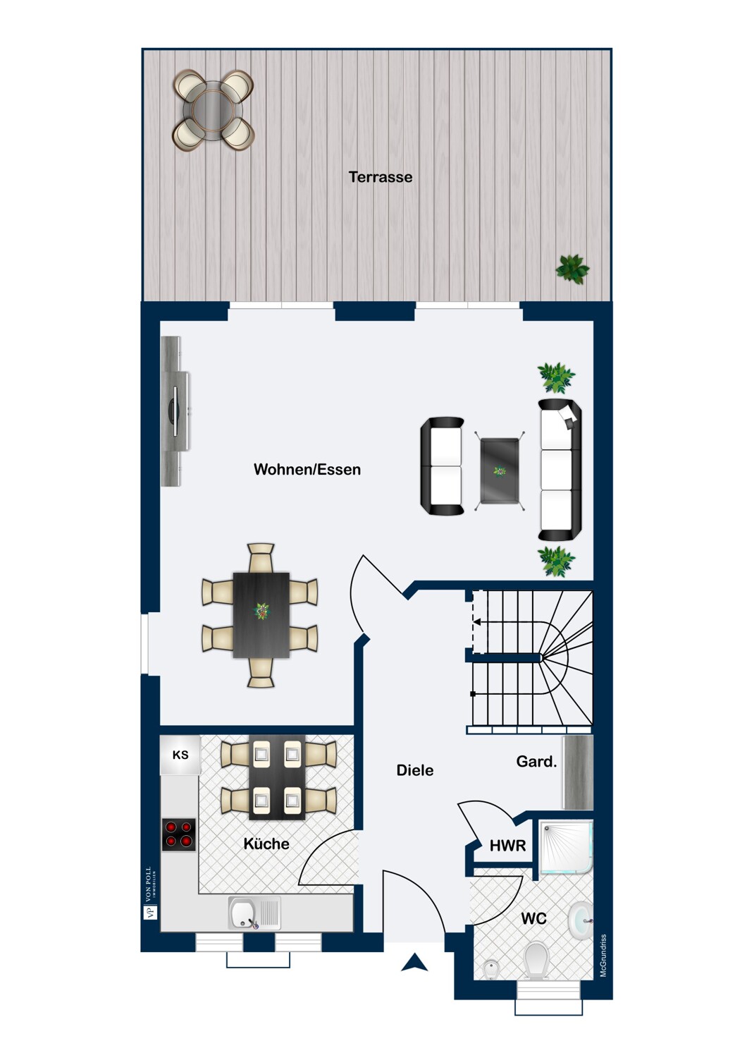 Grundriss Erdgeschoss