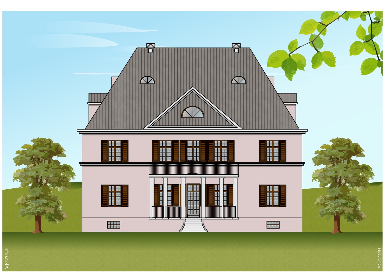 Außenansicht Villa Süden