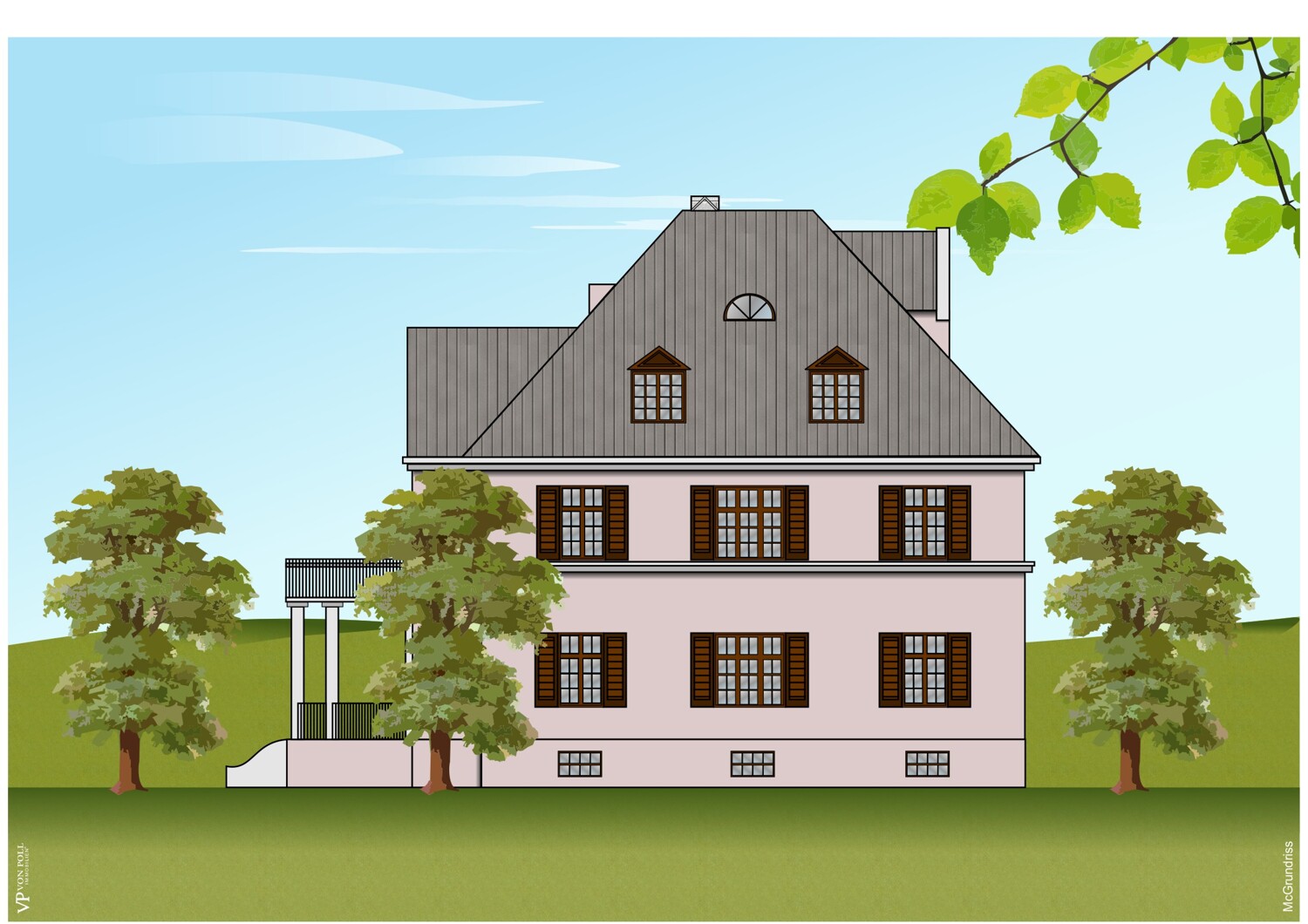 Außenansicht Villa Osten