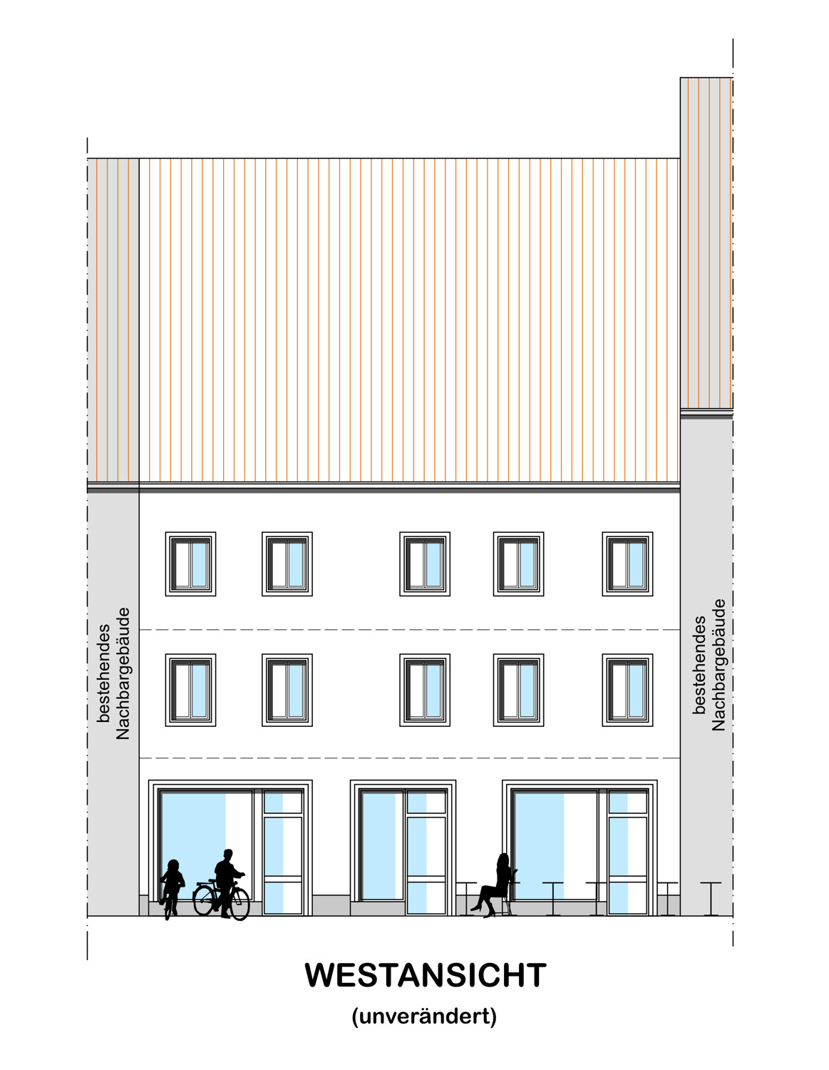 Westansicht Altstadthaus