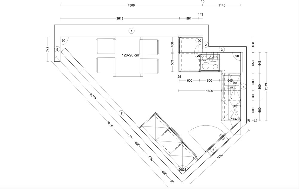 Küchenplan