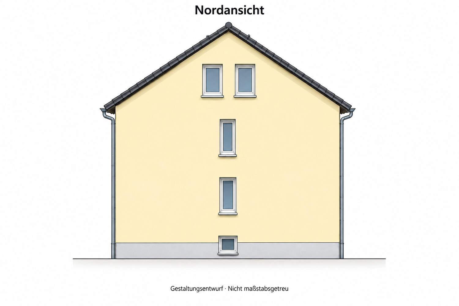 Nordansicht – Visualisierung