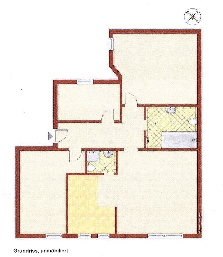 Grundriss unmöbliert Grundriss unmöbliert
