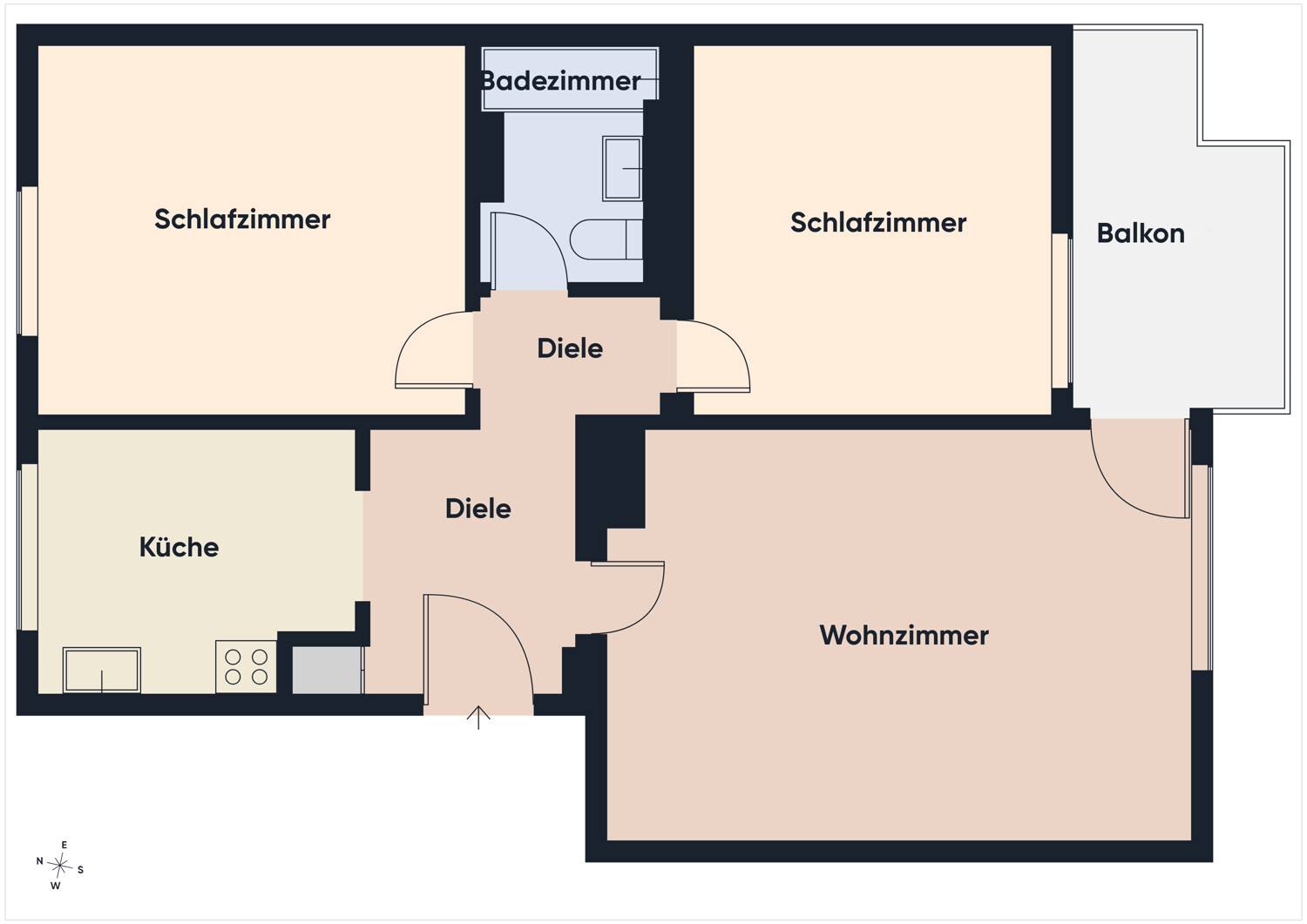 Grundriss Wohnung