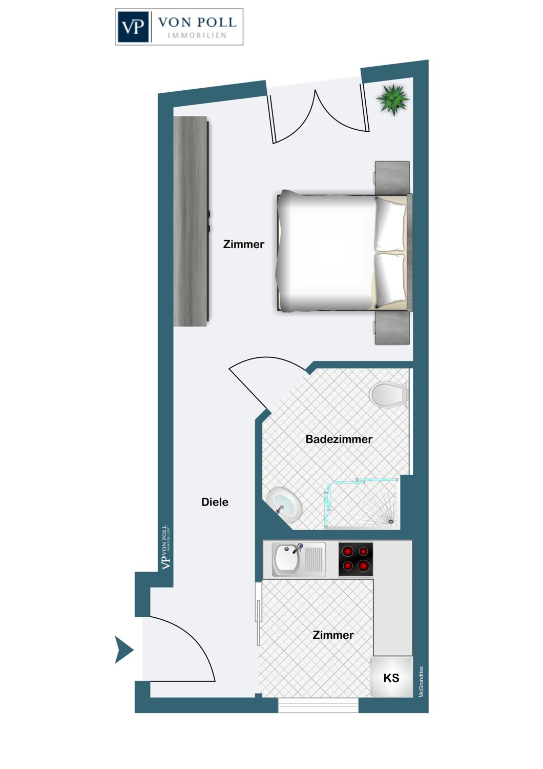 Gemütliche 1-Zimmer-Wohnung in zentraler Lage in Erlangen