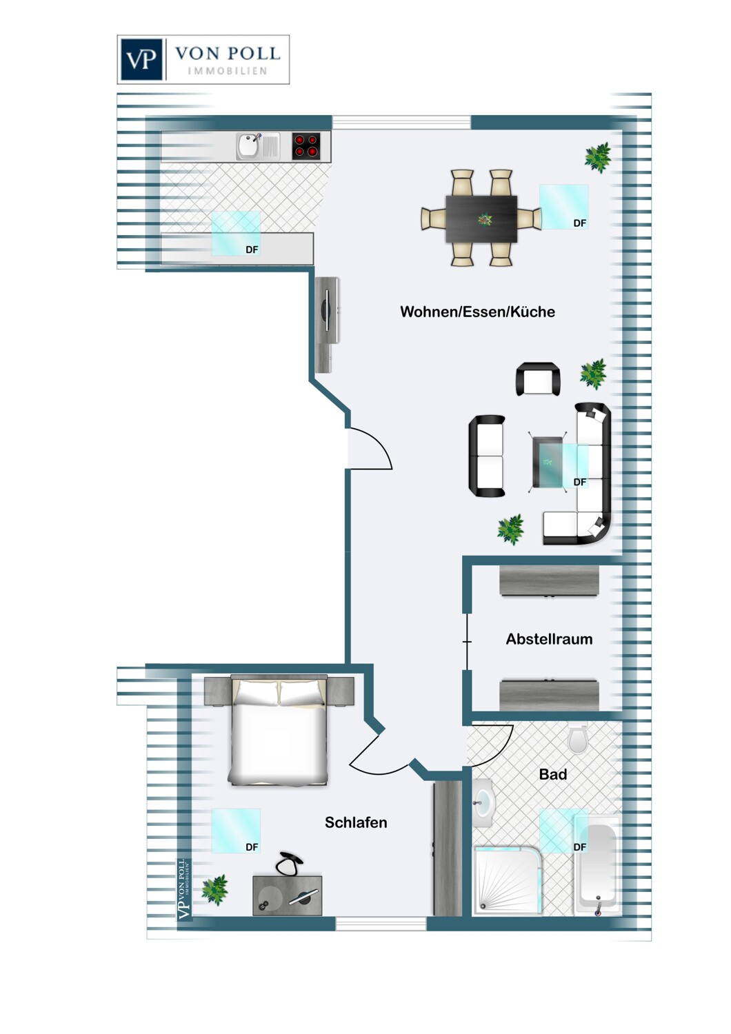 Frisch saniert & bereit zum Wohlfühlen – moderne 2-Zimmer-Wohnung in Forchheim Reuth