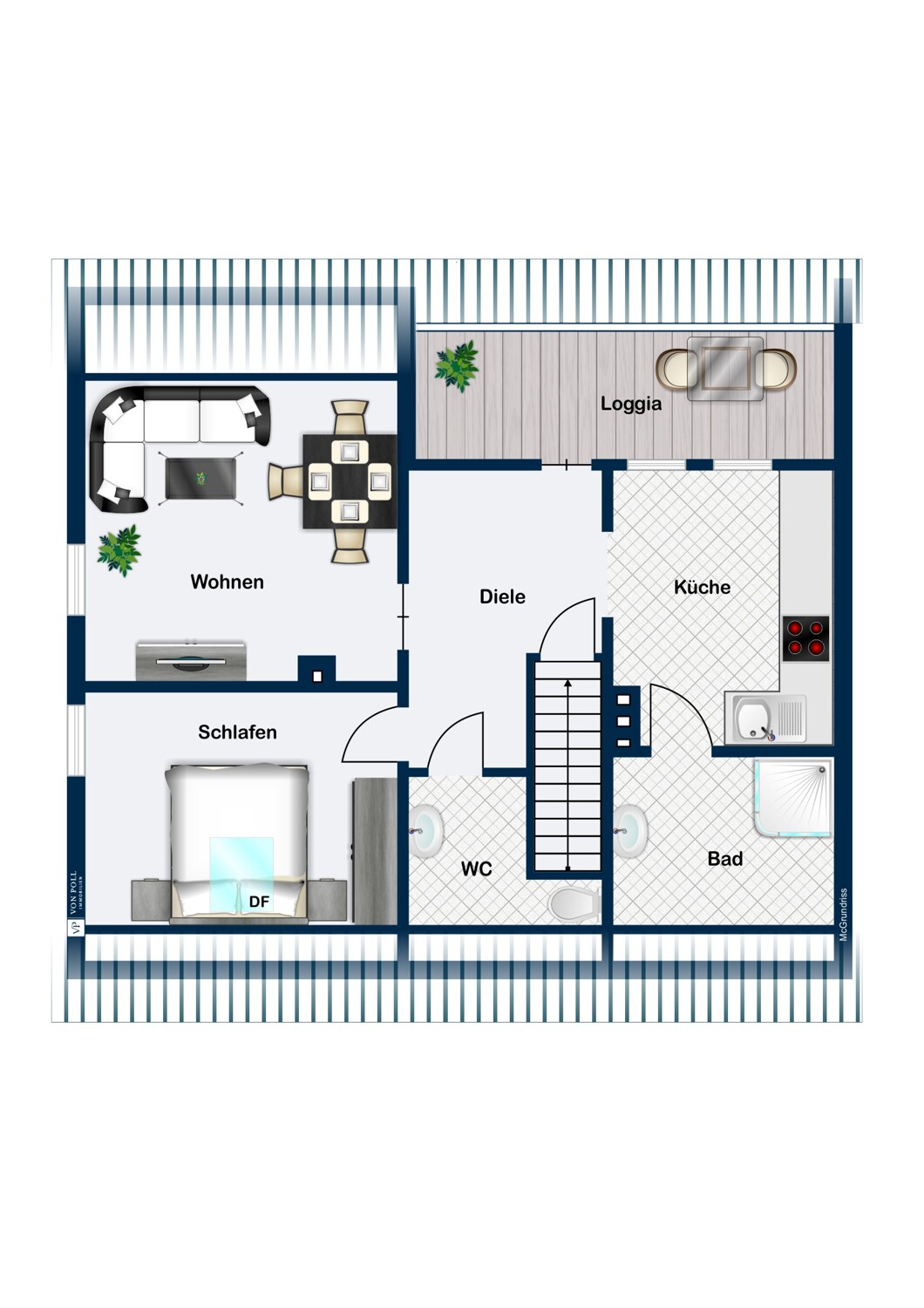 Grundriss Dachgeschoss