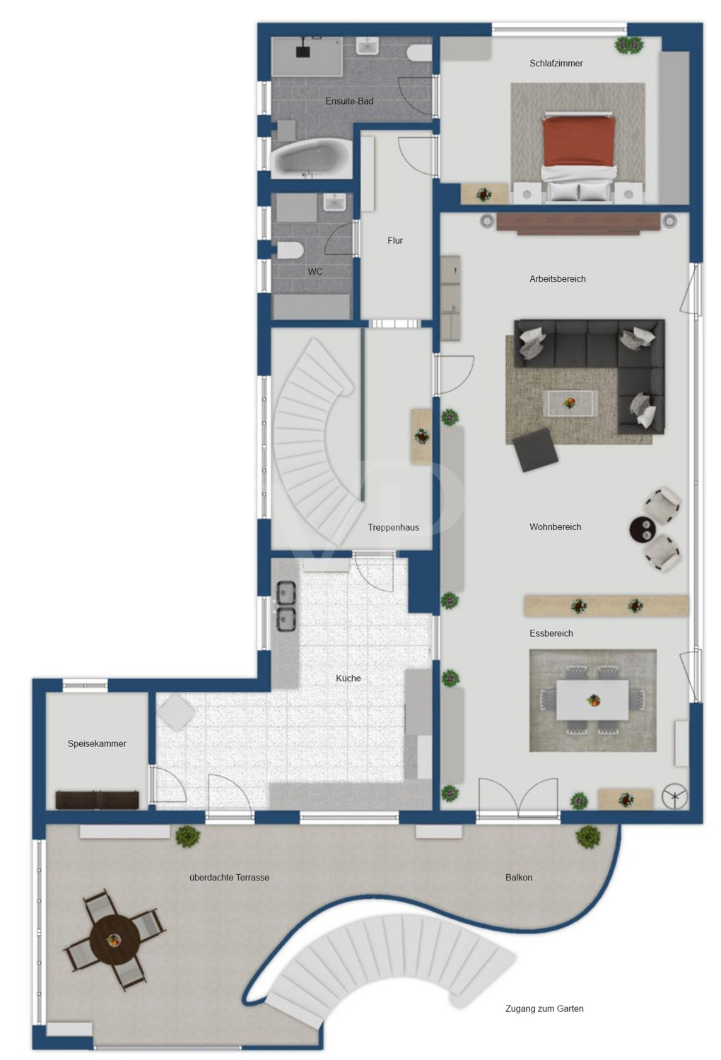 Grundriss Villa OG
