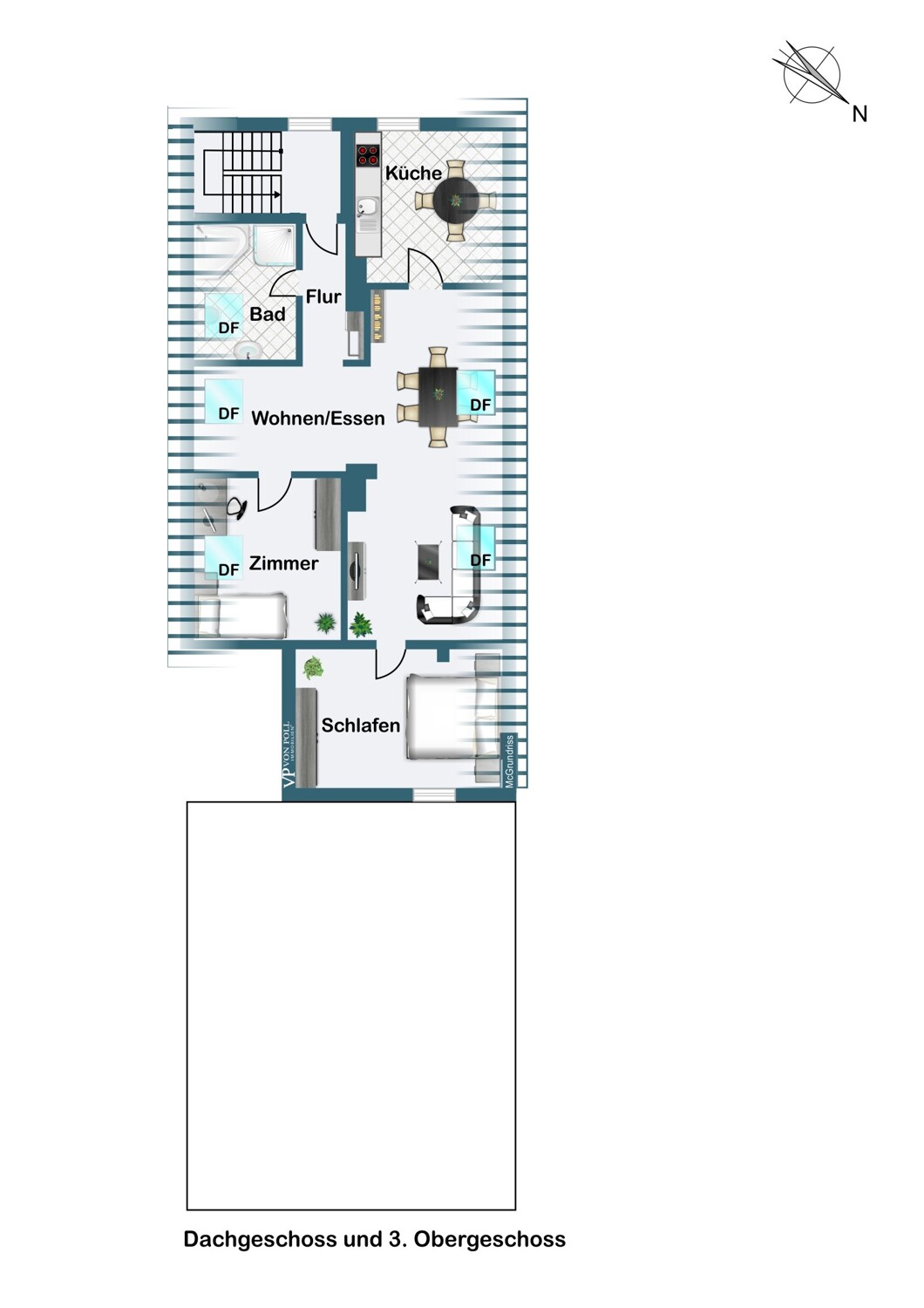Grundriss DG (3.OG)