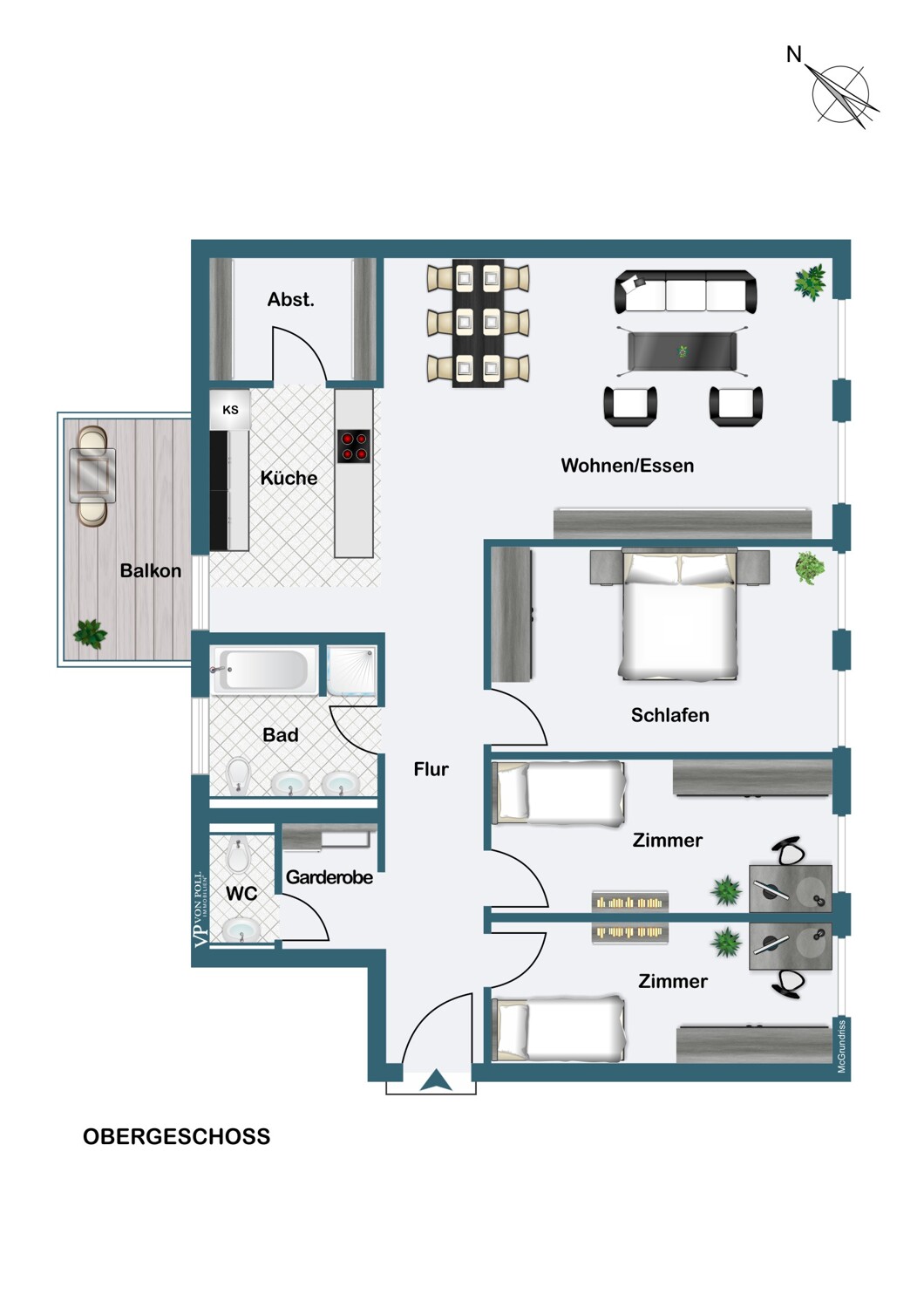 Grundriss Wohnung