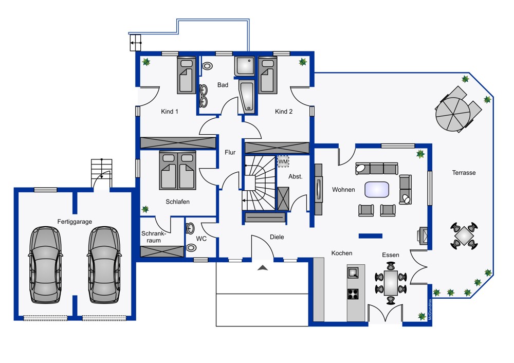 Grundriss EG