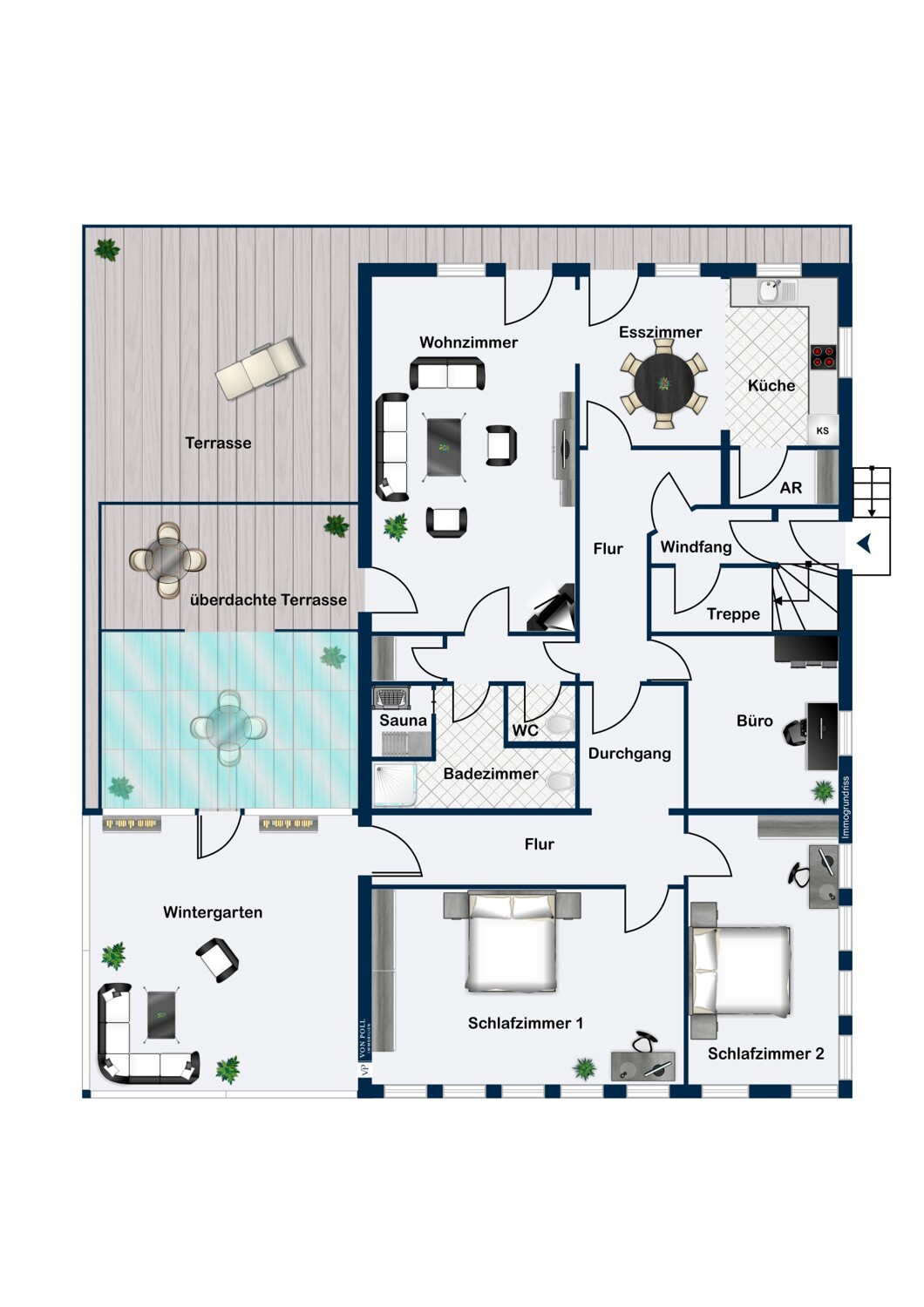 Grundriss Obergeschoss