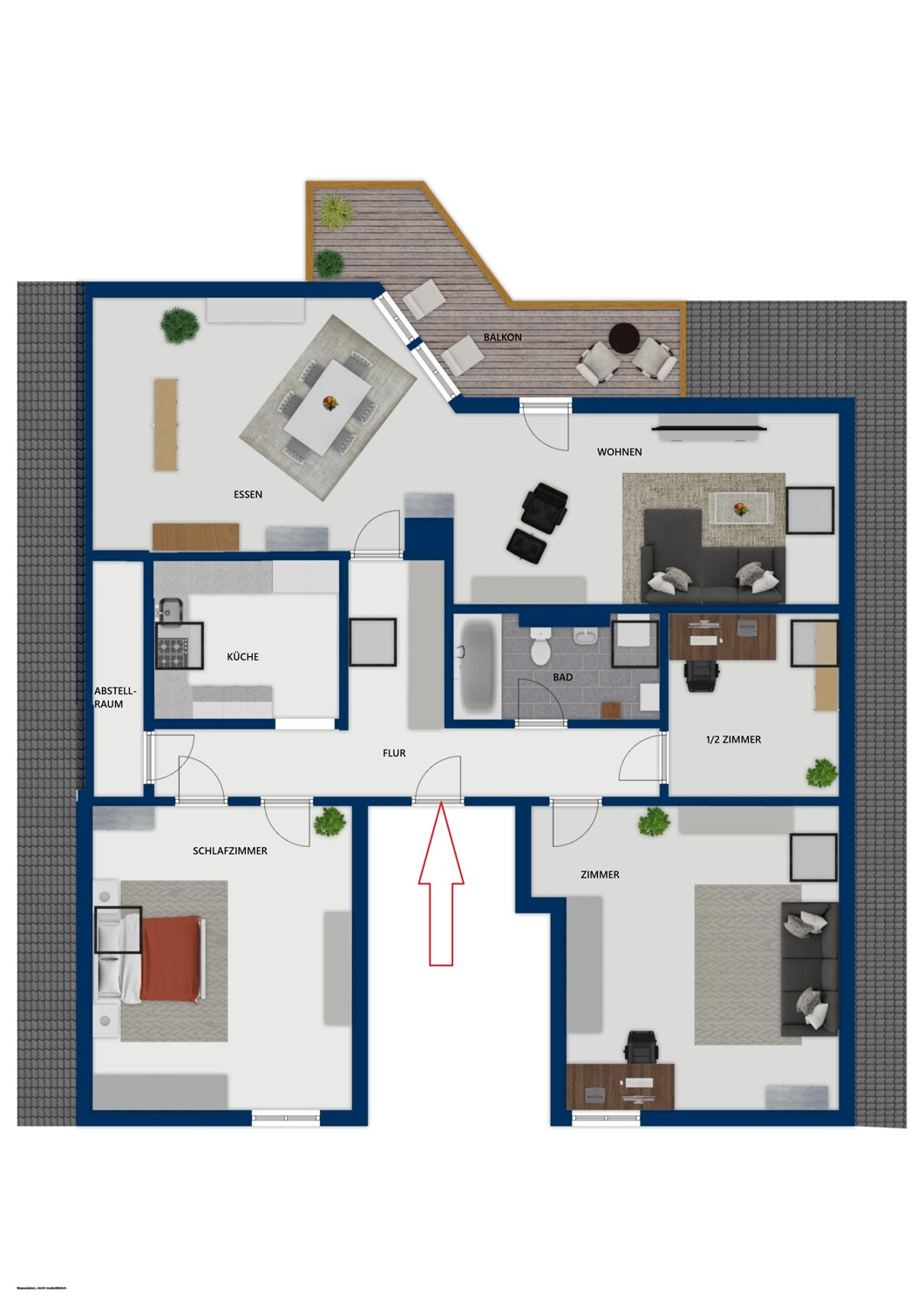Besondere 3,5-Zi-DG Wohnung: Zentrale Top-Lage, Südbalkon und Hobbyraum Besondere 3,5-Zi-DG Wohnung: Zentrale Top-Lage, Südbalkon und Hobbyraum
