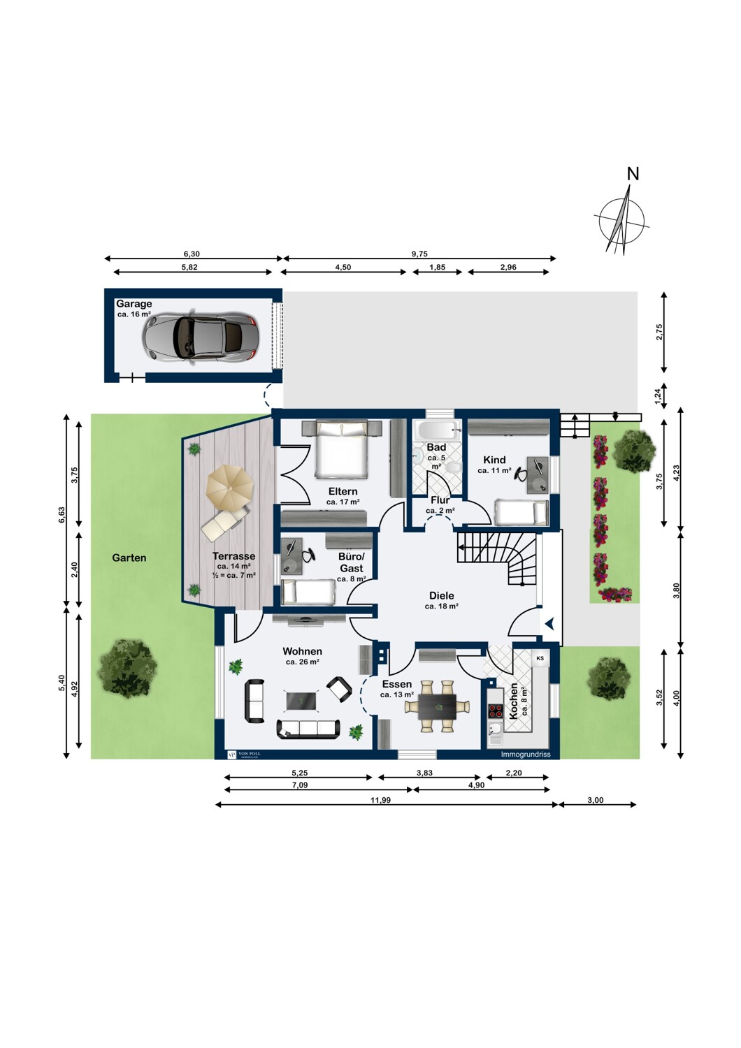 Grundriss EG Grundriss EG